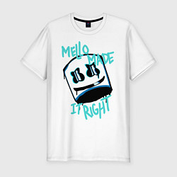 Футболка slim-fit Mello Made it Right, цвет: белый