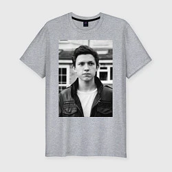 Футболка slim-fit Tom Holland, цвет: меланж