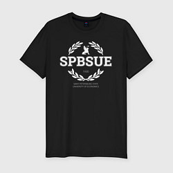 Футболка slim-fit SPBSUE, цвет: черный