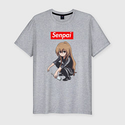 Футболка slim-fit Senpai Gop-Stop, цвет: меланж