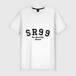 Футболка slim-fit SR99 NY, цвет: белый