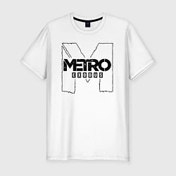 Футболка slim-fit Metro Exodus, цвет: белый