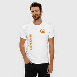 Футболка slim-fit Black Mesa, цвет: белый — фото 2