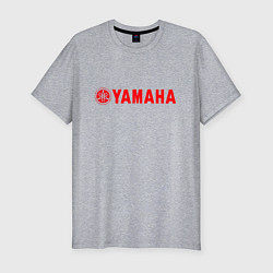 Футболка slim-fit YAMAHA, цвет: меланж