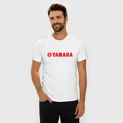 Футболка slim-fit YAMAHA, цвет: белый — фото 2