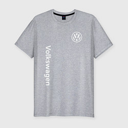 Футболка slim-fit VOLKSWAGEN, цвет: меланж