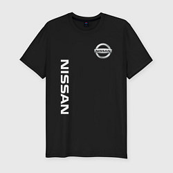 Футболка slim-fit NISSAN, цвет: черный