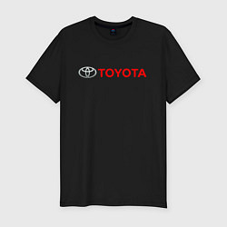 Футболка slim-fit TOYOTA, цвет: черный