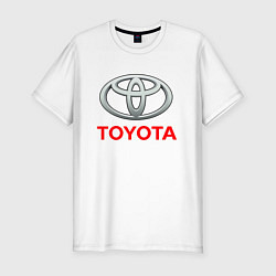 Футболка slim-fit TOYOTA, цвет: белый