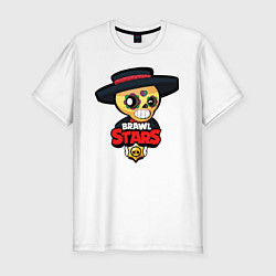 Футболка slim-fit Brawl Stars 8, цвет: белый