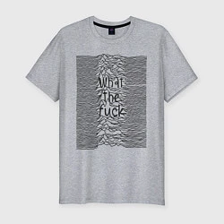 Футболка slim-fit Joy Division: What the fuck, цвет: меланж