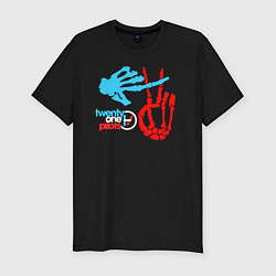 Футболка slim-fit 21 Pilots: TOP, цвет: черный