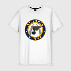 Футболка slim-fit St Louis Blues, цвет: белый