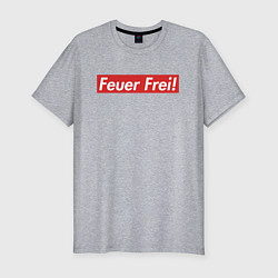 Футболка slim-fit Feuer Frei!, цвет: меланж