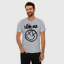 Футболка slim-fit BLINK-182, цвет: меланж — фото 2