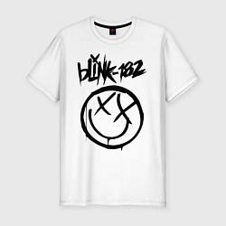 Футболка slim-fit BLINK-182, цвет: белый