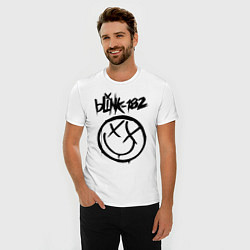 Футболка slim-fit BLINK-182, цвет: белый — фото 2