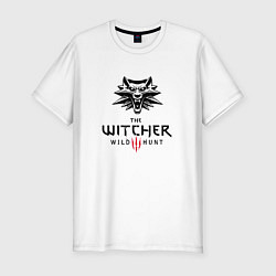 Футболка slim-fit THE WITCHER 3:WILD HUNT, цвет: белый