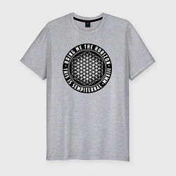 Футболка slim-fit BRING ME THE HORIZON, цвет: меланж