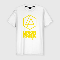 Футболка slim-fit LINKIN PARK настраиваемый, цвет: белый