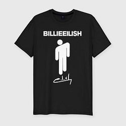 Футболка slim-fit BILLIE EILISH, цвет: черный