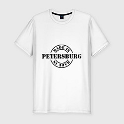 Футболка slim-fit Made in Petersburg, цвет: белый