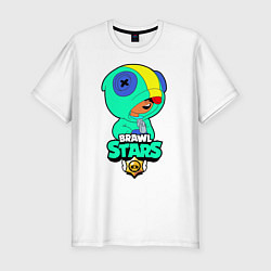 Футболка slim-fit Brawl Stars LEON, цвет: белый