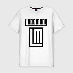 Футболка slim-fit LINDEMANN, цвет: белый