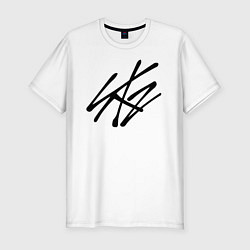 Футболка slim-fit Stray Kids, цвет: белый