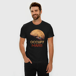 Футболка slim-fit Захватить Марс, цвет: черный — фото 2
