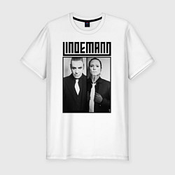 Футболка slim-fit Lindemann, цвет: белый