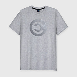 Футболка slim-fit CALDARI, цвет: меланж