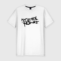 Футболка slim-fit My Chemical Romance spider на спине, цвет: белый