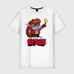 Футболка slim-fit Dynamike Brawl Stars, цвет: белый