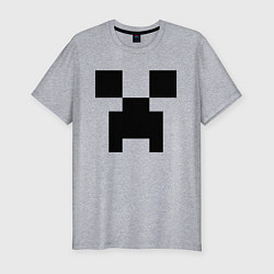 Футболка slim-fit Minecraft, цвет: меланж