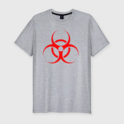 Футболка slim-fit BIOHAZARD, цвет: меланж