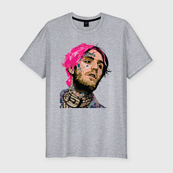 Футболка slim-fit Lil Peep, цвет: меланж