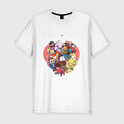 Футболка slim-fit UNDERTALE, цвет: белый