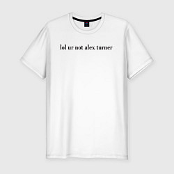 Футболка slim-fit LOL Alex Turner, цвет: белый