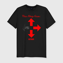 Футболка slim-fit Three Days Grace, цвет: черный