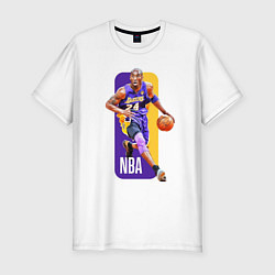 Футболка slim-fit NBA Kobe Bryant, цвет: белый