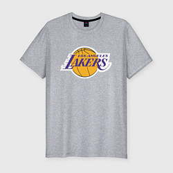 Футболка slim-fit LA LAKERS, цвет: меланж