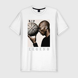 Футболка slim-fit Kobe - RIP Legend, цвет: белый