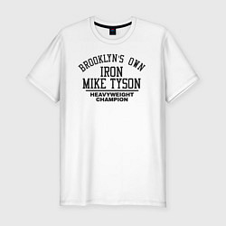 Футболка slim-fit Iron Mike Tyson, цвет: белый