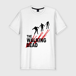 Футболка slim-fit The walking dead, цвет: белый