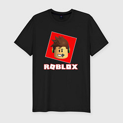 Мужская slim-футболка ROBLOX