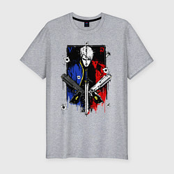 Футболка slim-fit DMC, цвет: меланж