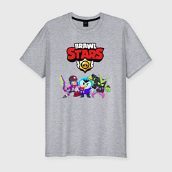 Футболка slim-fit BRAWL STARS, цвет: меланж