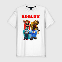 Футболка slim-fit ROBLOX, цвет: белый