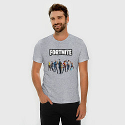 Футболка slim-fit Fortnite 2 глава 2 часть, цвет: меланж — фото 2